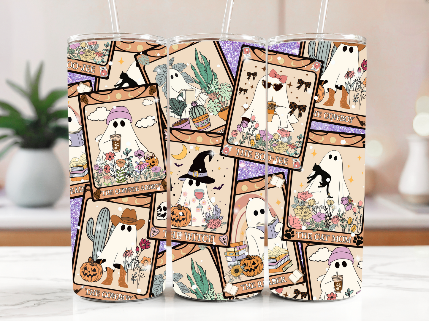 Halloween Tarot Tumbler