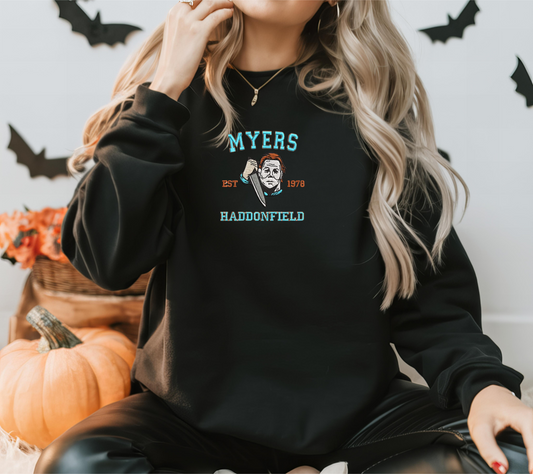 Myers Haddonfield Embroidered Crewneck