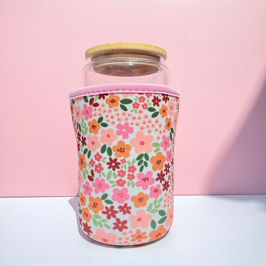 Fall Flowers Drink Sleeve