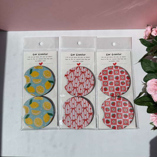 Girly Car Coasters