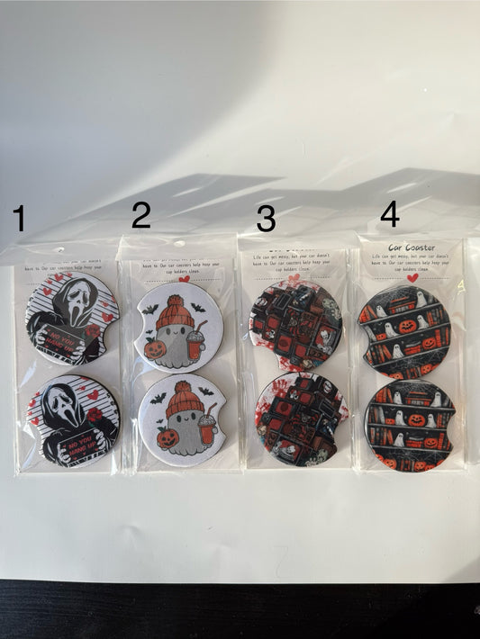 Spooky Car Coasters