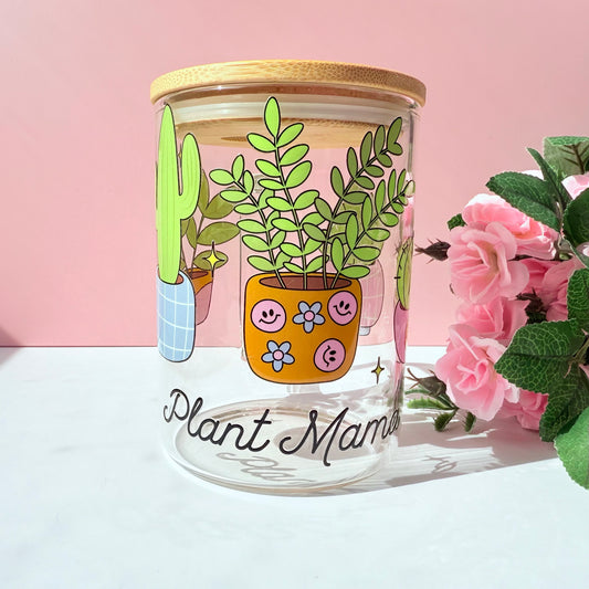 Plant Mom Glass Mug