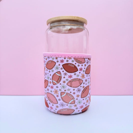Football Flowers Drink Sleeve
