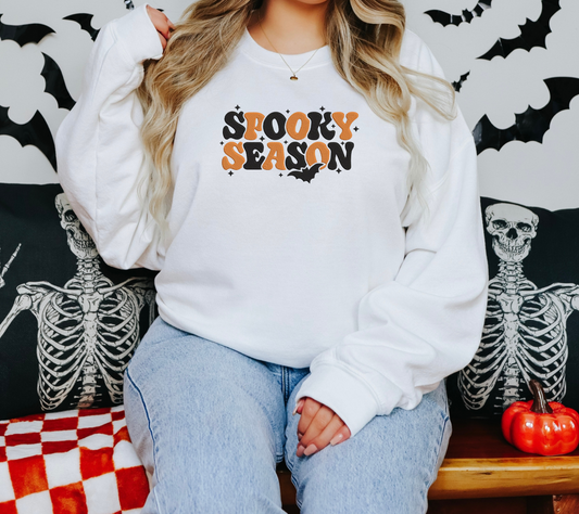 Spooky Season Embroidered Crewneck