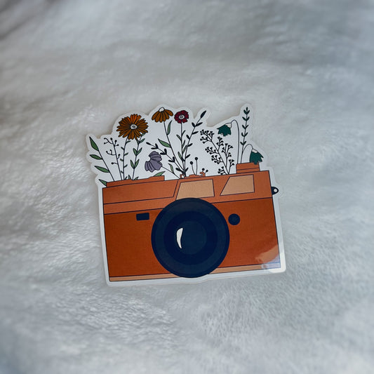 Floral Camera Sticker