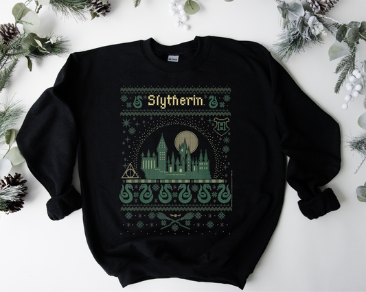 Wizard Houses Ugly Christmas Sweater