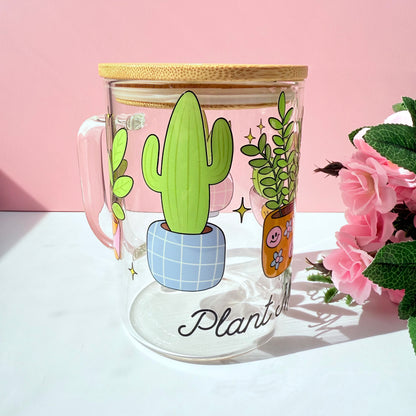 Plant Mom Glass Mug