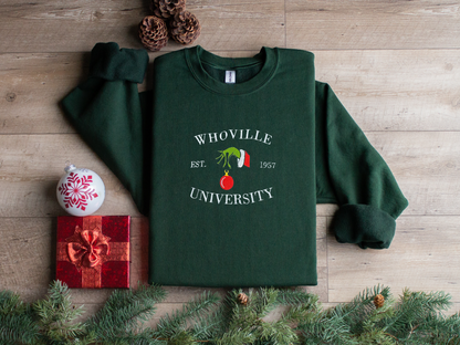 Whoville University Crewneck (Embroidered)