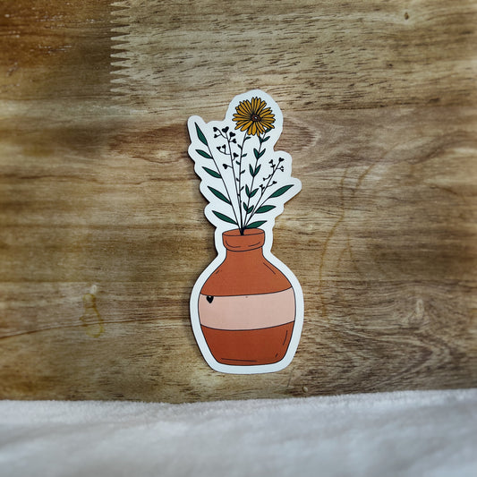 Yellow Daisy Sticker